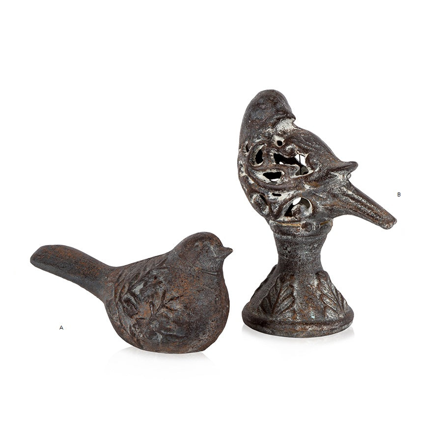 Cast Iron French Bird Sitting