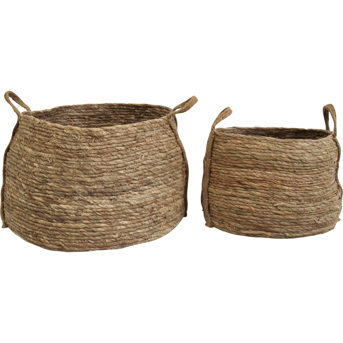 Handcrafted Baskets Ivy Curve Natural Set of 2